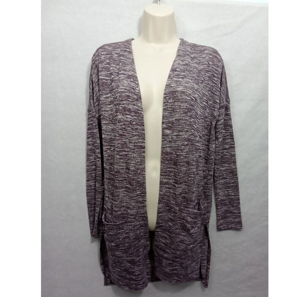 Old Navy XS cardigan sweater purple long sleeve pockets